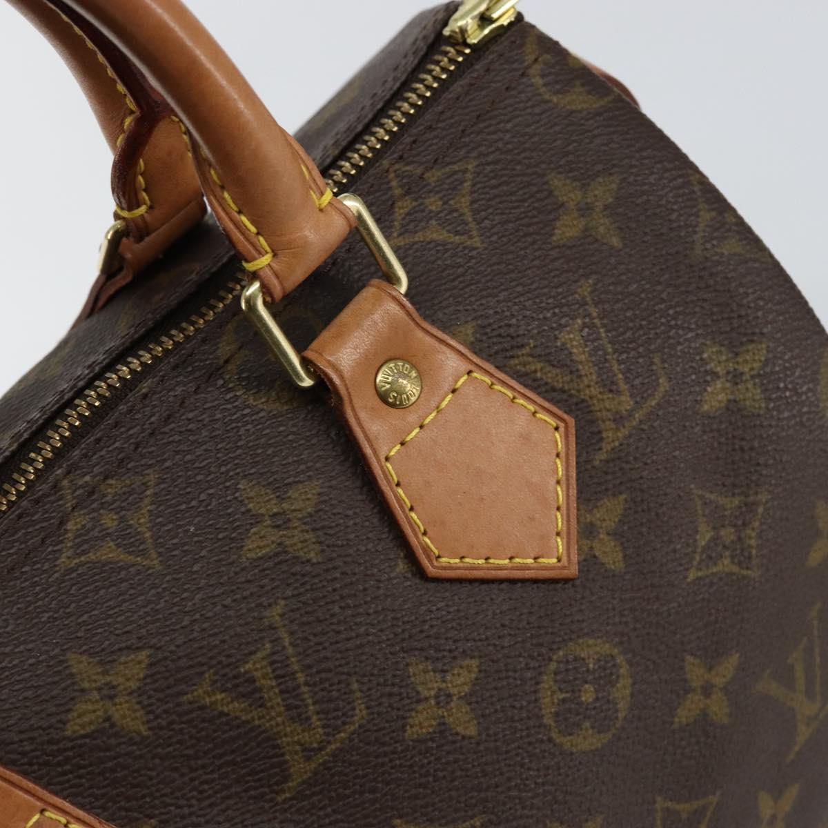 LOUIS VUITTON Monogram Speedy 25 Hand Bag M41528 LV Auth 144034