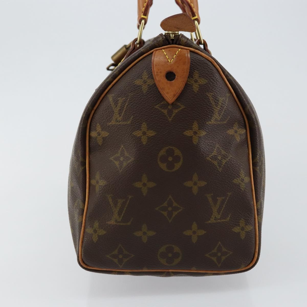 LOUIS VUITTON Monogram Speedy 25 Hand Bag M41528 LV Auth 144034