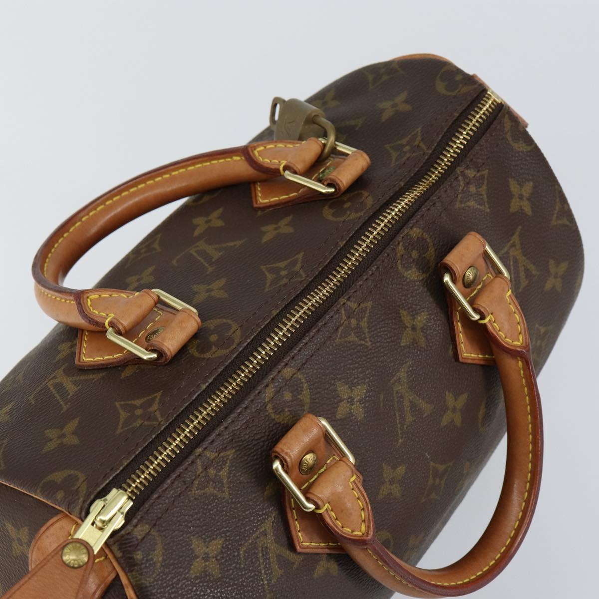 LOUIS VUITTON Monogram Speedy 25 Hand Bag M41528 LV Auth 144034
