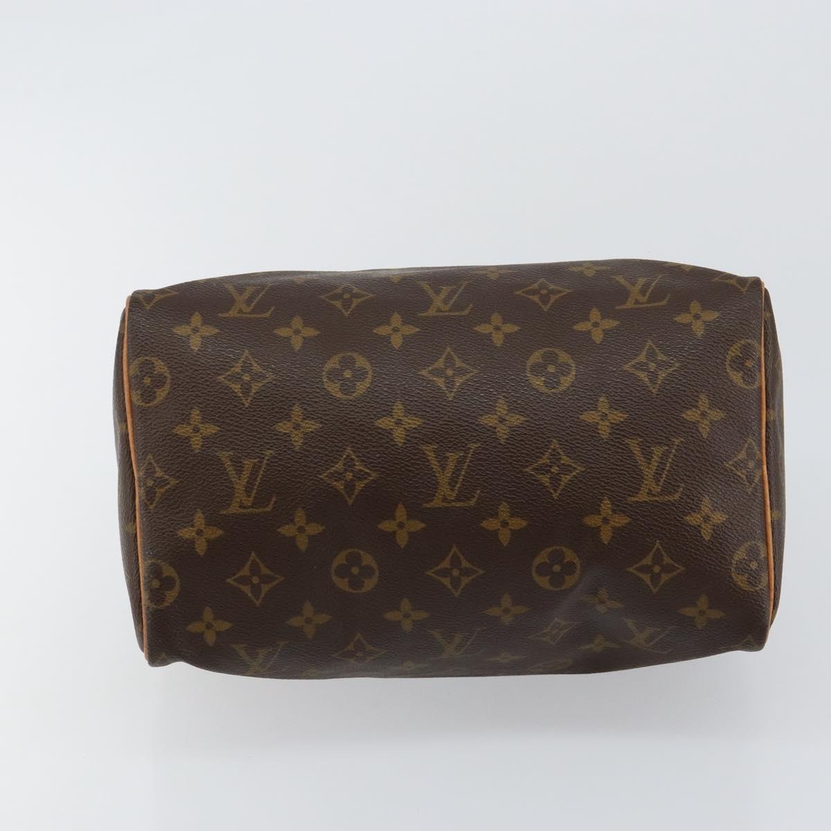LOUIS VUITTON Monogram Speedy 25 Hand Bag M41528 LV Auth 144034