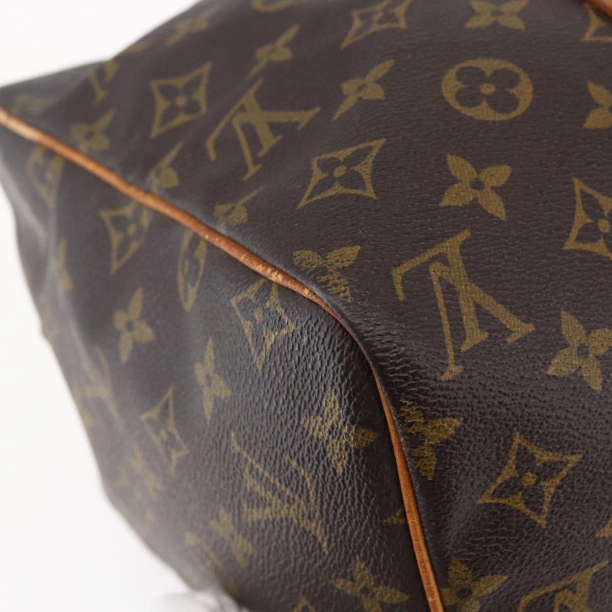 LOUIS VUITTON Monogram Sac Souple 35 Boston Bag M41626 LV Auth 144036
