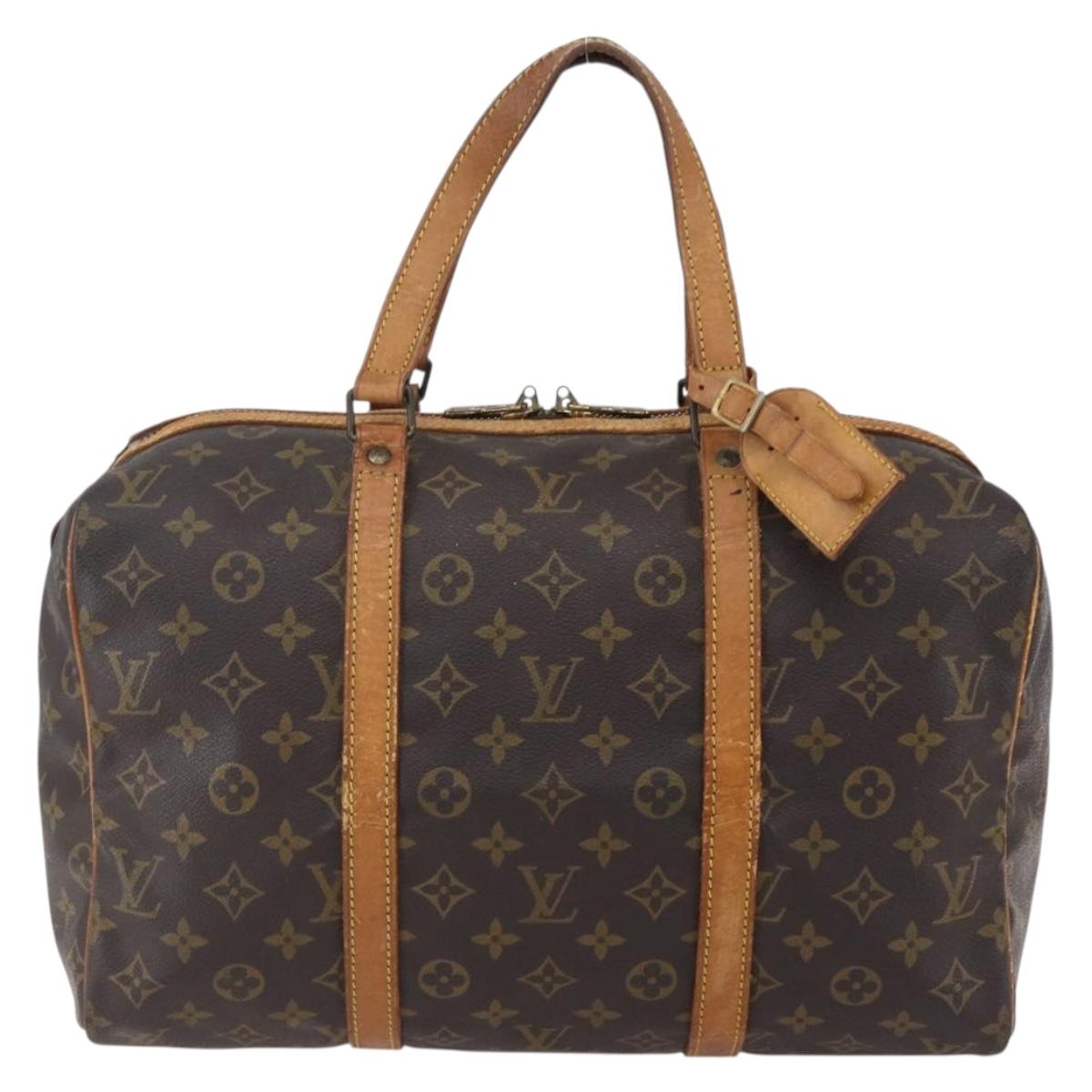LOUIS VUITTON Monogram Sac Souple 35 Boston Bag M41626 LV Auth 144036