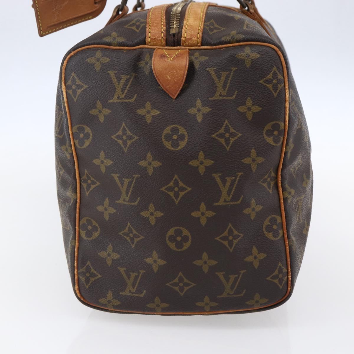 LOUIS VUITTON Monogram Sac Souple 35 Boston Bag M41626 LV Auth 144036