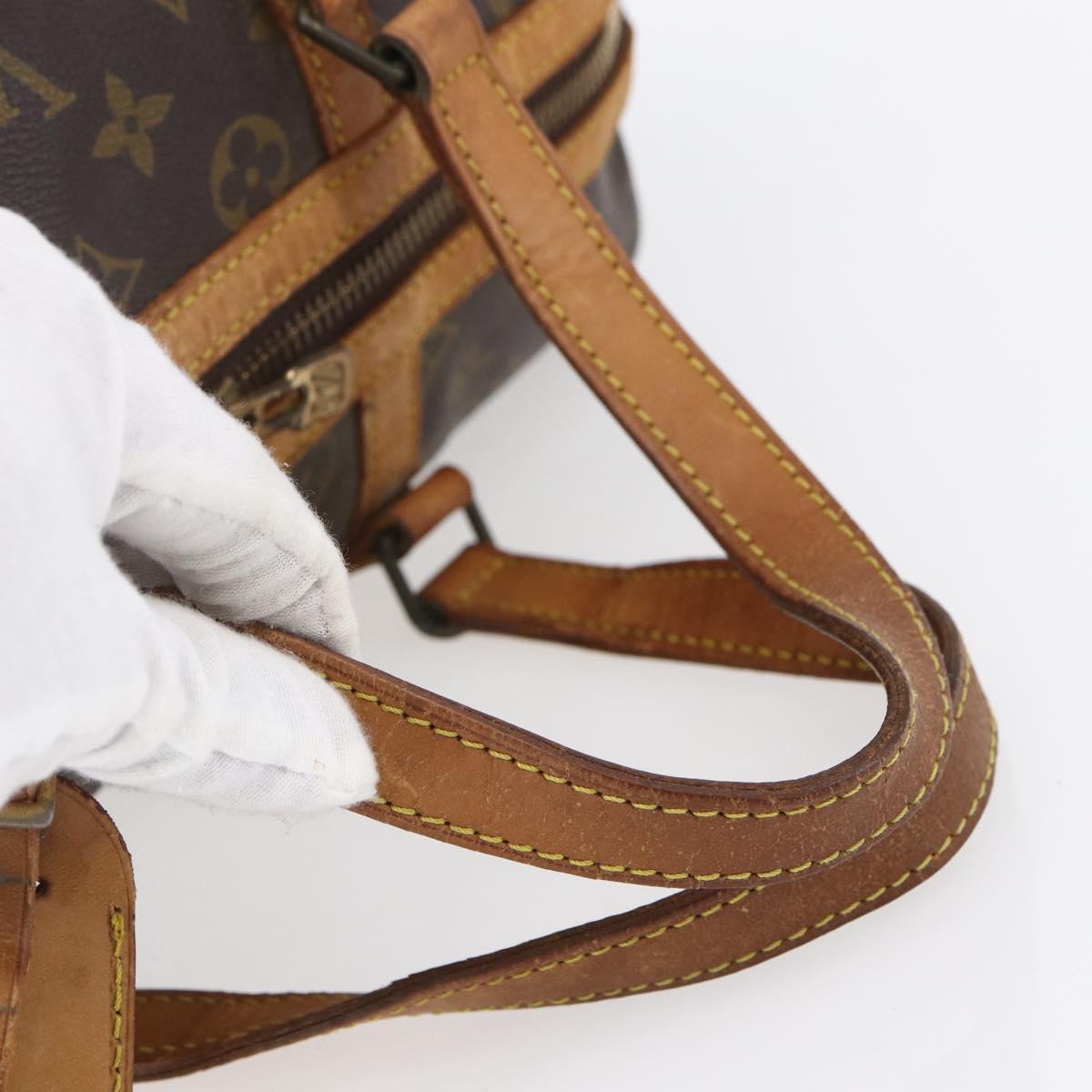 LOUIS VUITTON Monogram Sac Souple 35 Boston Bag M41626 LV Auth 144036