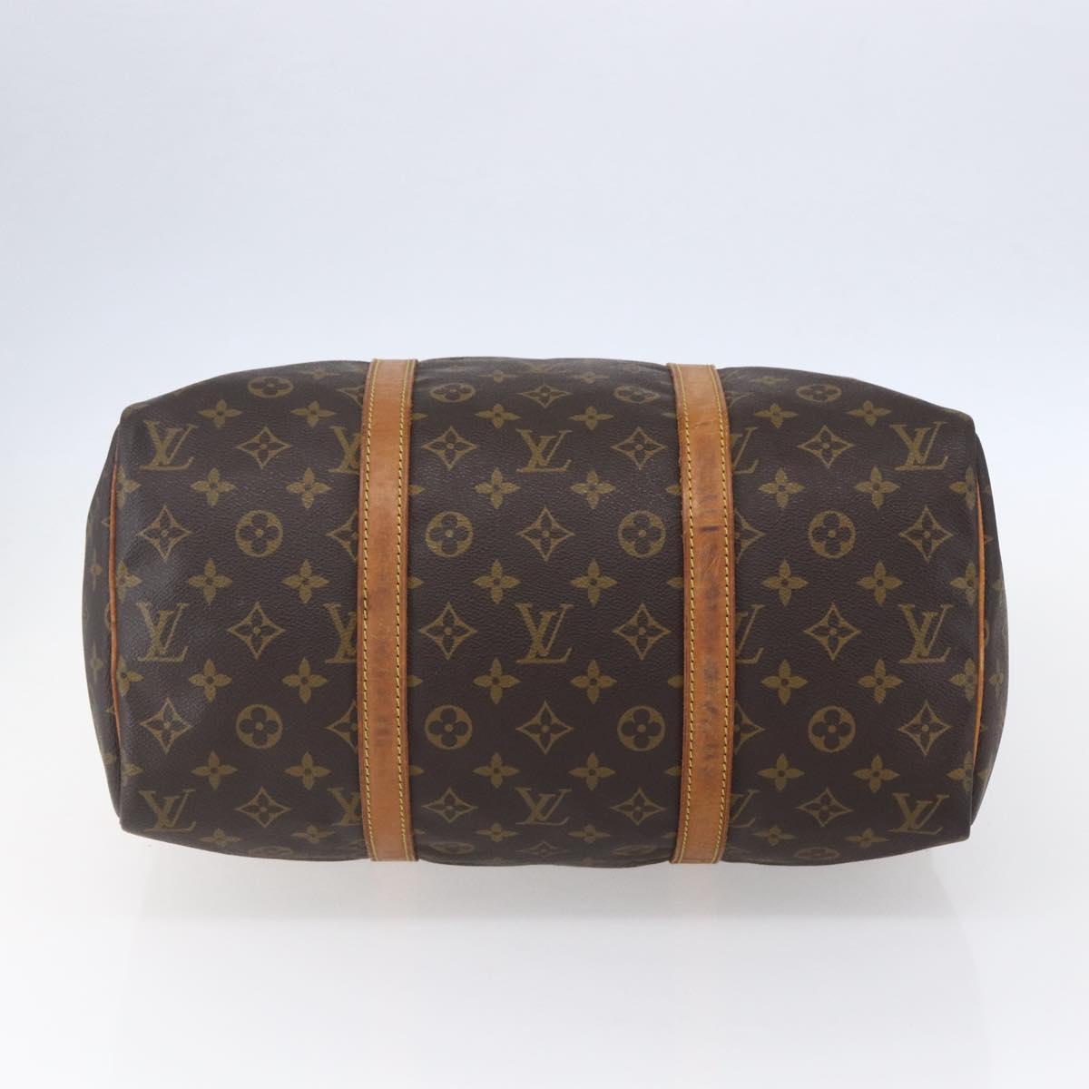 LOUIS VUITTON Monogram Sac Souple 35 Boston Bag M41626 LV Auth 144036