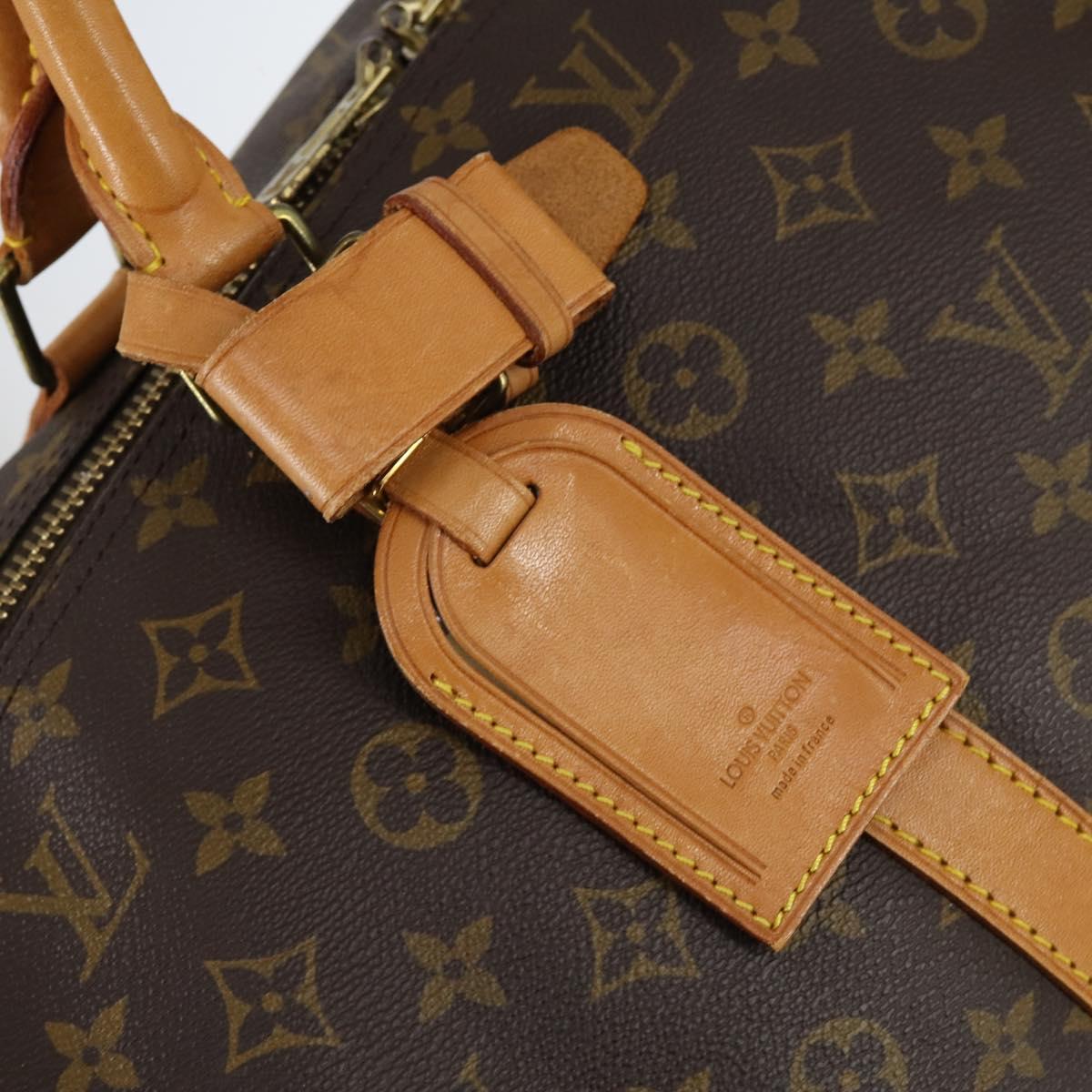 LOUIS VUITTON Monogram Keepall 60 Boston Bag M41422 LV Auth 144039