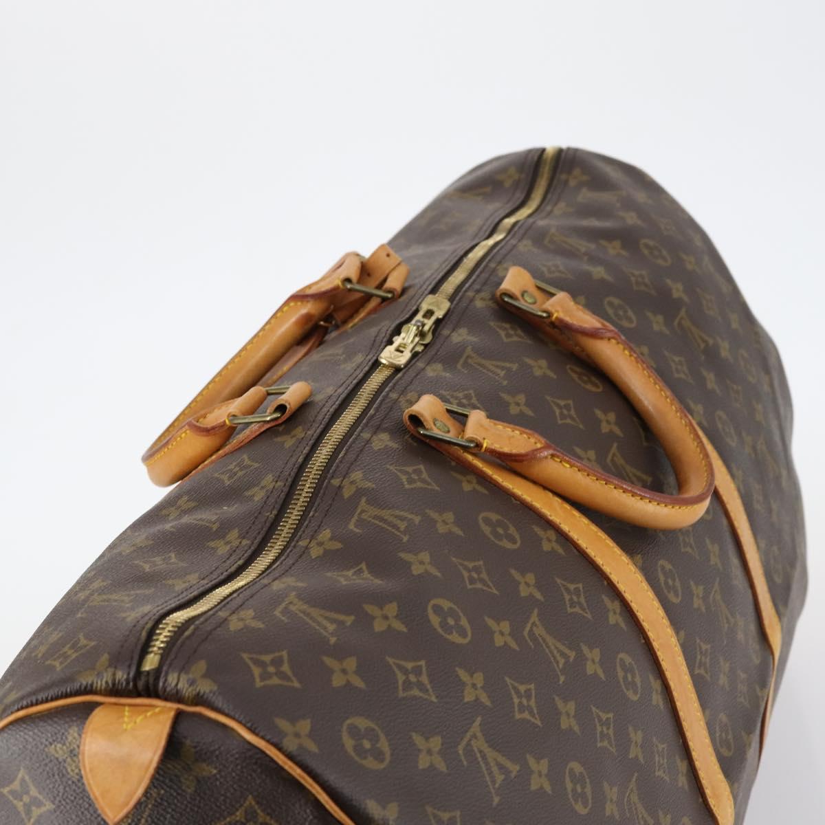 LOUIS VUITTON Monogram Keepall 60 Boston Bag M41422 LV Auth 144039