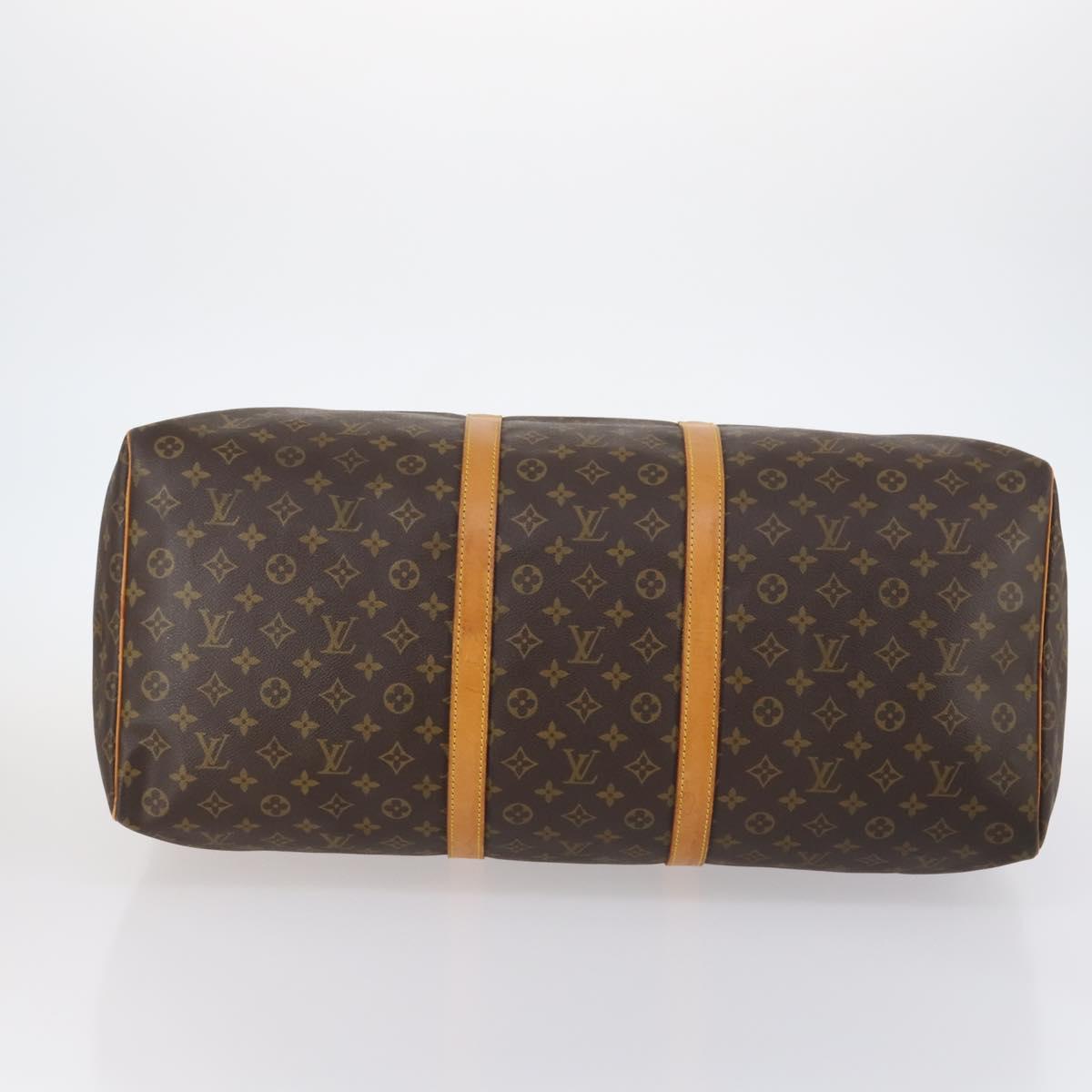 LOUIS VUITTON Monogram Keepall 60 Boston Bag M41422 LV Auth 144039