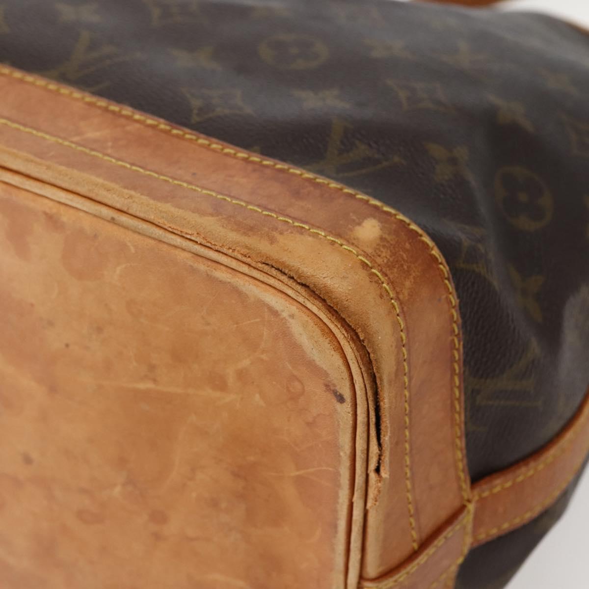 LOUIS VUITTON Monogram Noe Shoulder Bag M42224 LV Auth 144044