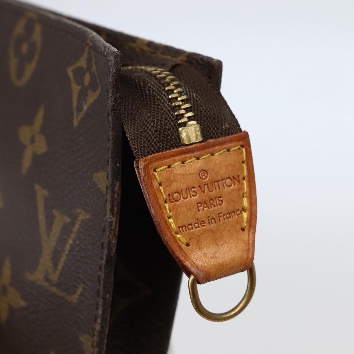 LOUIS VUITTON Monogram Bucket GM Accessory Pouch LV Auth 144051