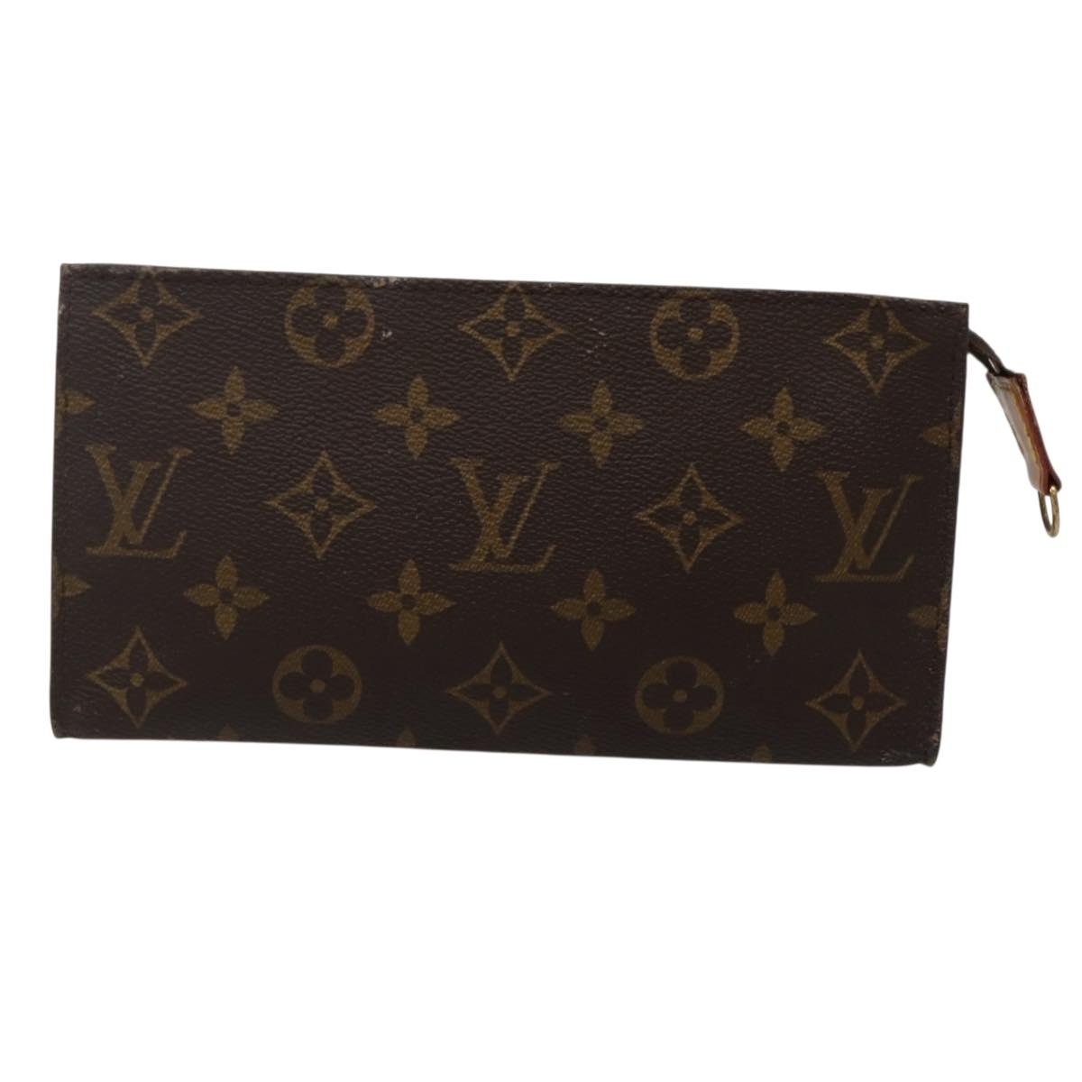 LOUIS VUITTON Monogram Bucket GM Accessory Pouch LV Auth 144051