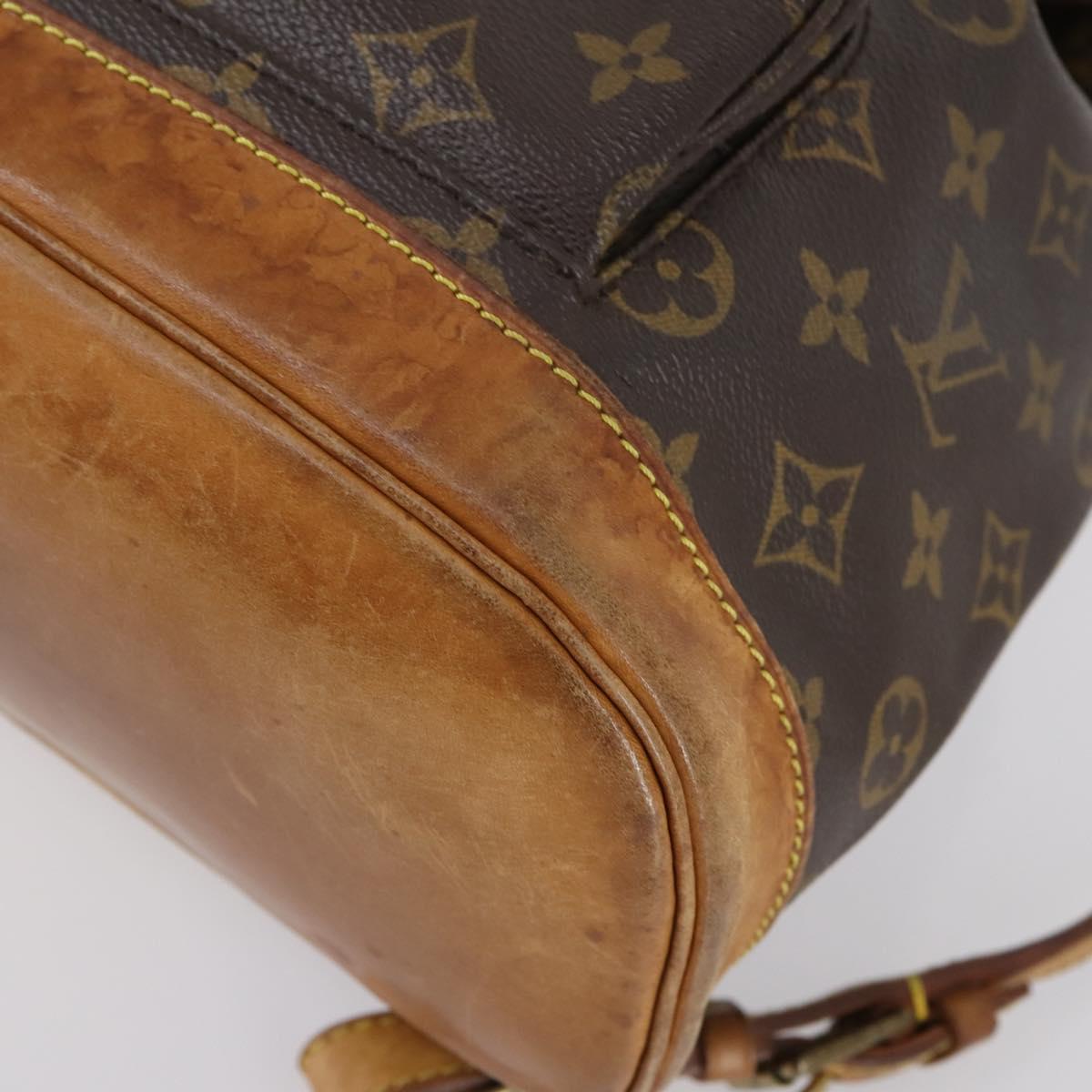 LOUIS VUITTON Monogram Montsouris MM Backpack M51136 LV Auth 144055