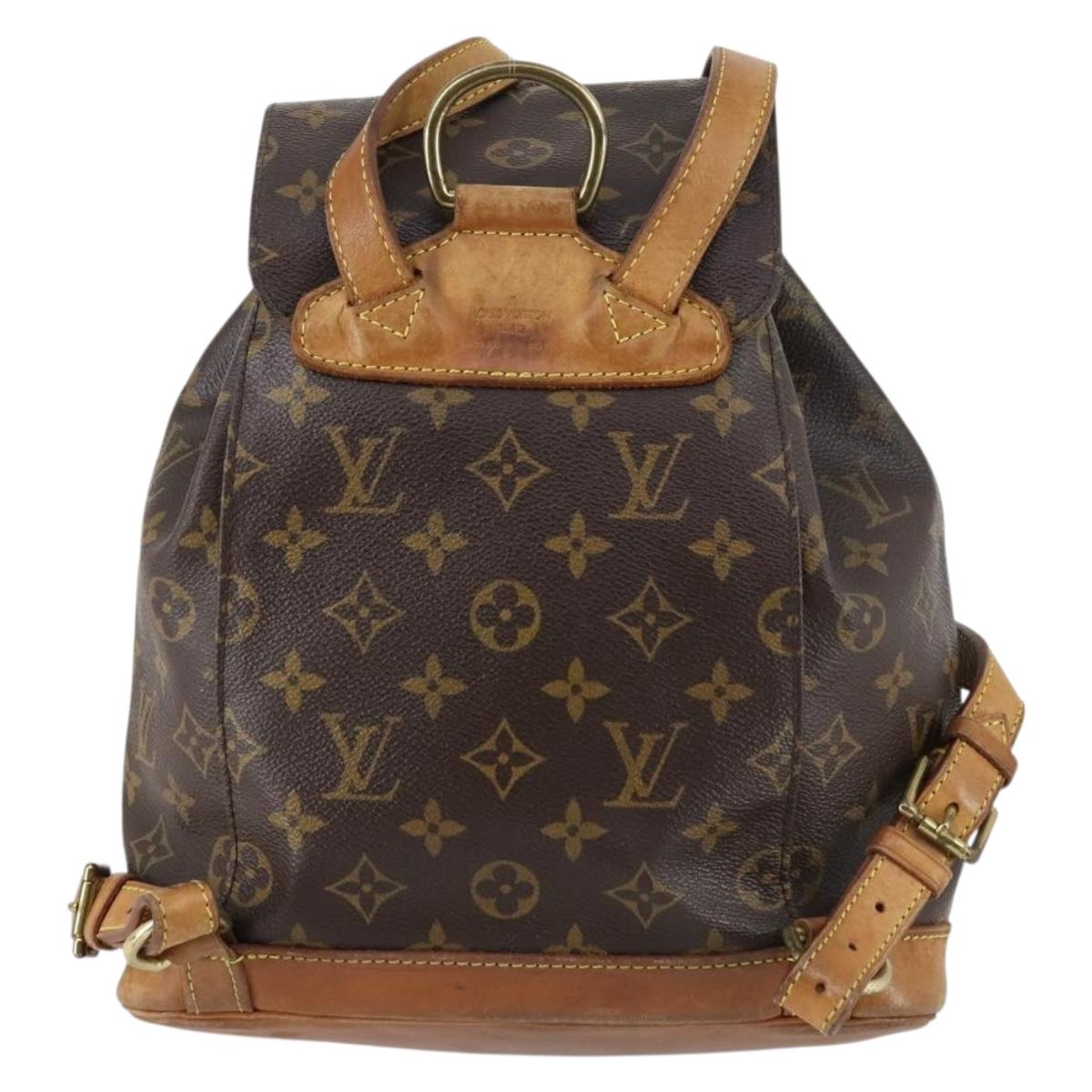 LOUIS VUITTON Monogram Montsouris MM Backpack M51136 LV Auth 144055