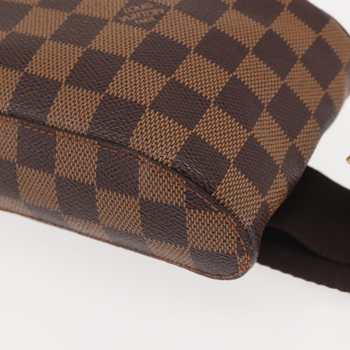 LOUIS VUITTON Damier Ebene Geronimos Shoulder Bag N51994 LV Auth 144068