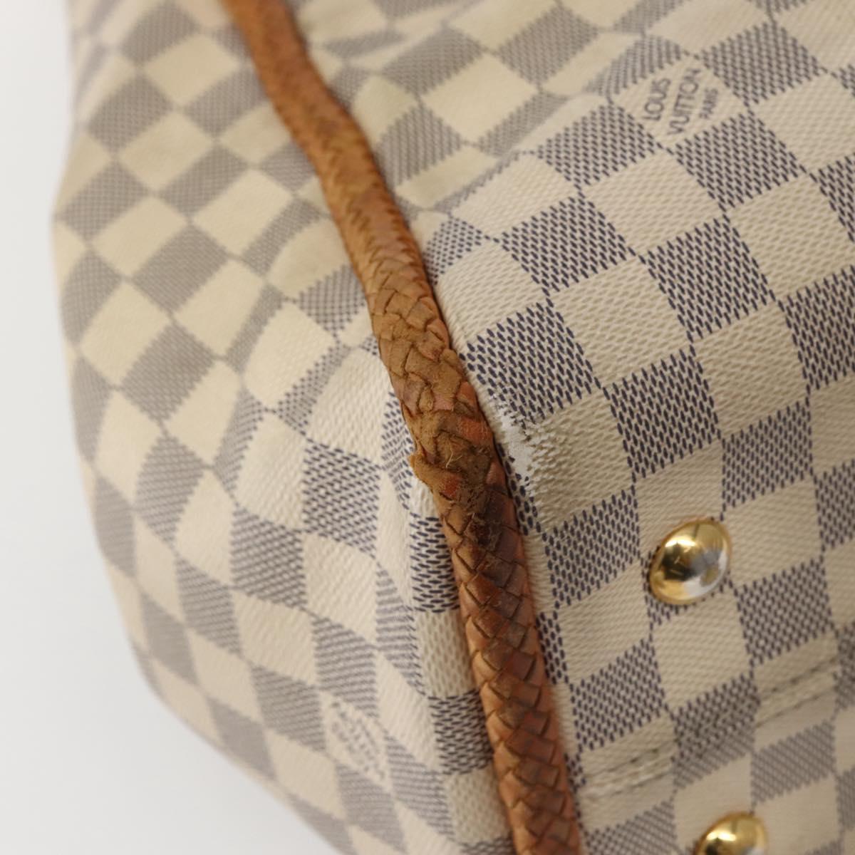 LOUIS VUITTON Damier Azur Propriano Tote Bag N44027 LV Auth 144070