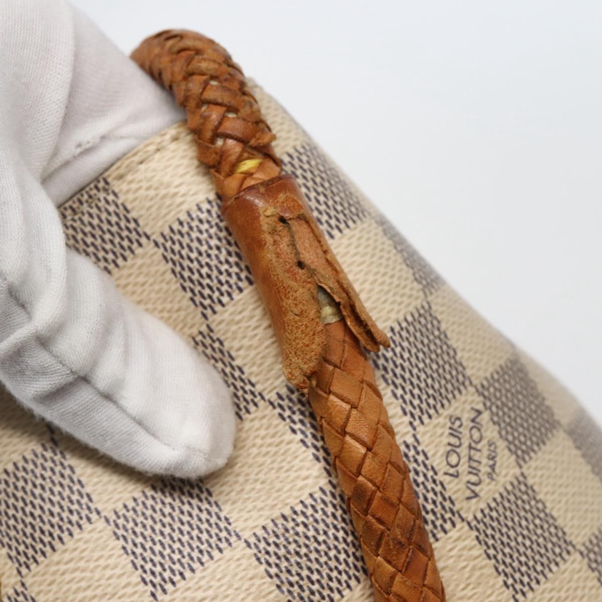 LOUIS VUITTON Damier Azur Propriano Tote Bag N44027 LV Auth 144070