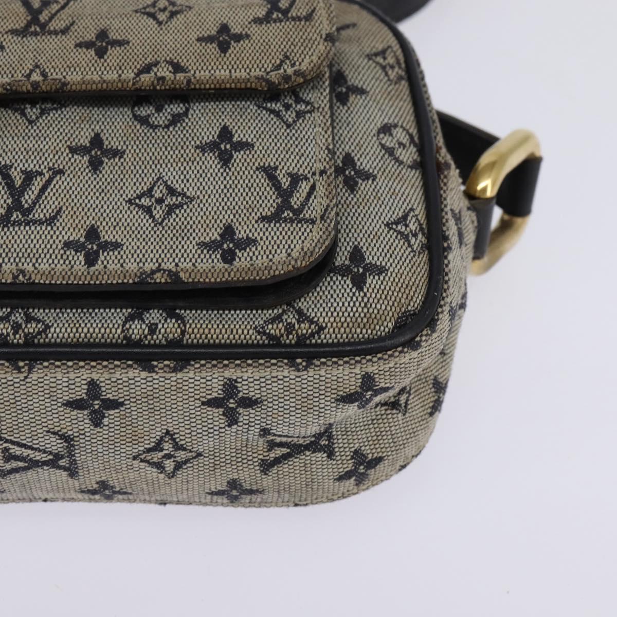 LOUIS VUITTON Monogram Mini Juliet MM Shoulder Bag Blue M92004 LV Auth 144071