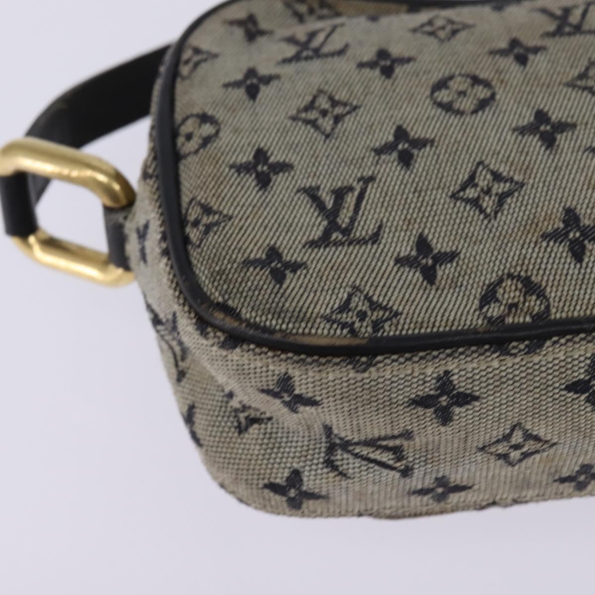 LOUIS VUITTON Monogram Mini Juliet MM Shoulder Bag Blue M92004 LV Auth 144071