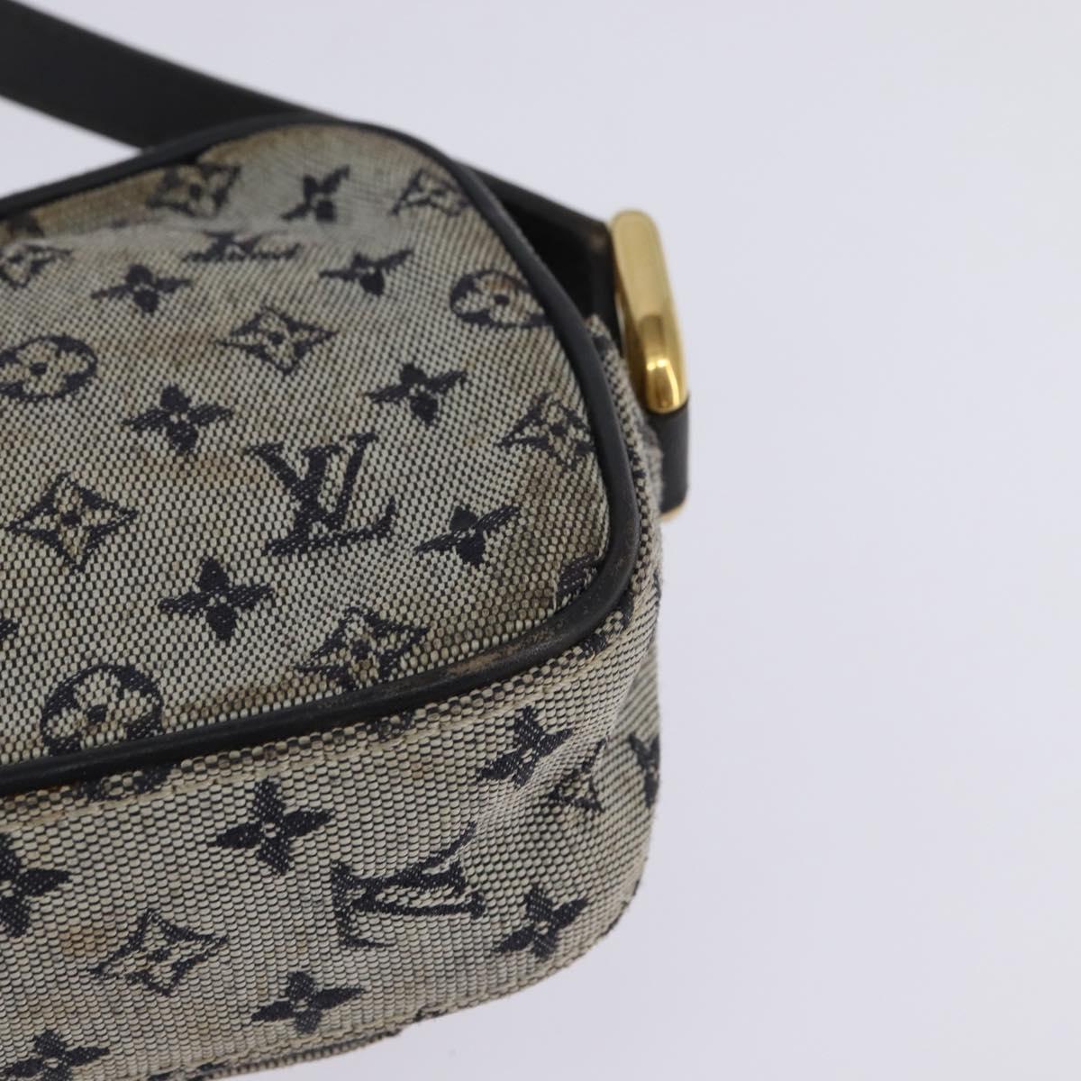 LOUIS VUITTON Monogram Mini Juliet MM Shoulder Bag Blue M92004 LV Auth 144071