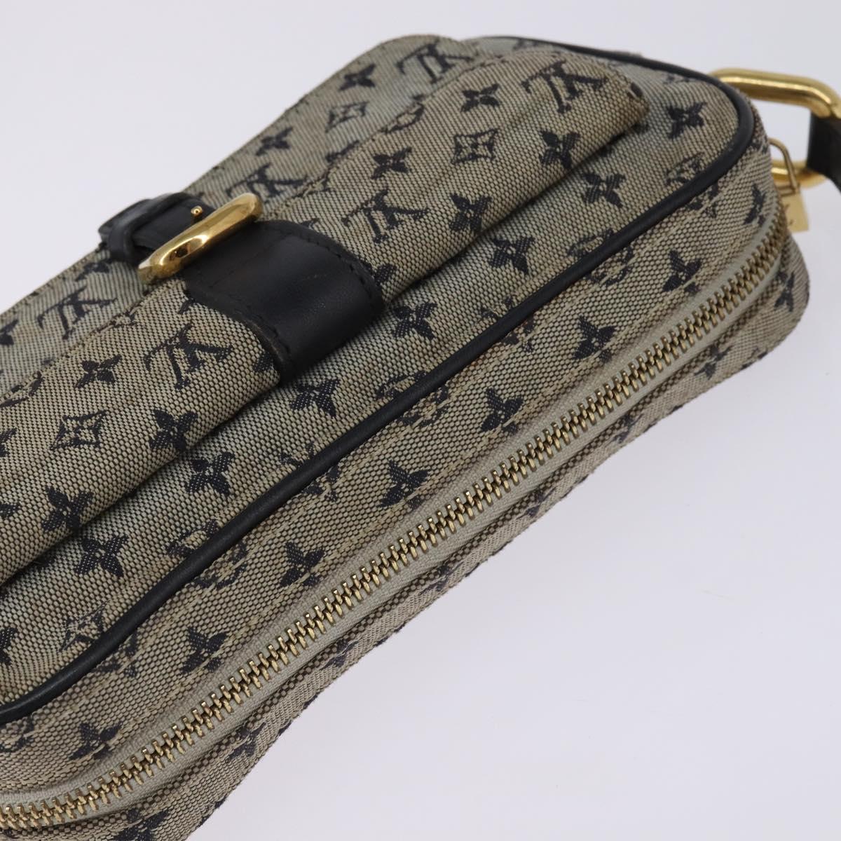 LOUIS VUITTON Monogram Mini Juliet MM Shoulder Bag Blue M92004 LV Auth 144071