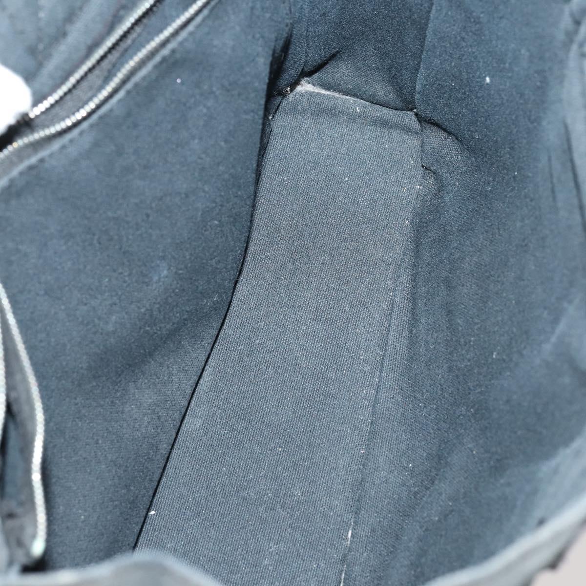 HERMES Fourre Tout PM Hand Bag Canvas 3 Set Gray Red Auth 144094