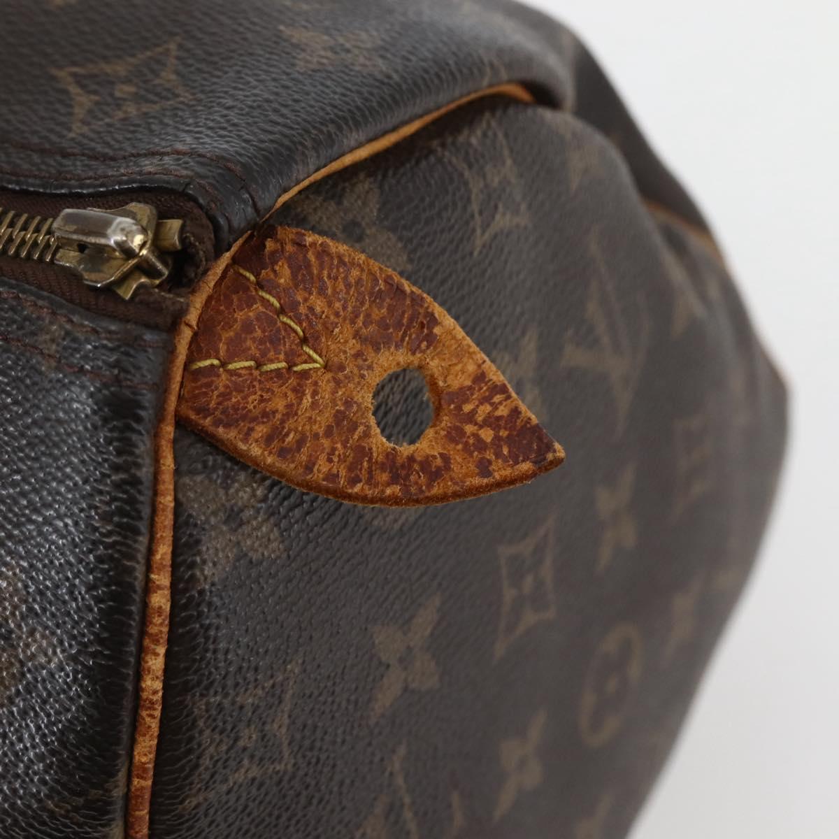 LOUIS VUITTON Monogram Speedy 30 Hand Bag M41526 LV Auth 144105