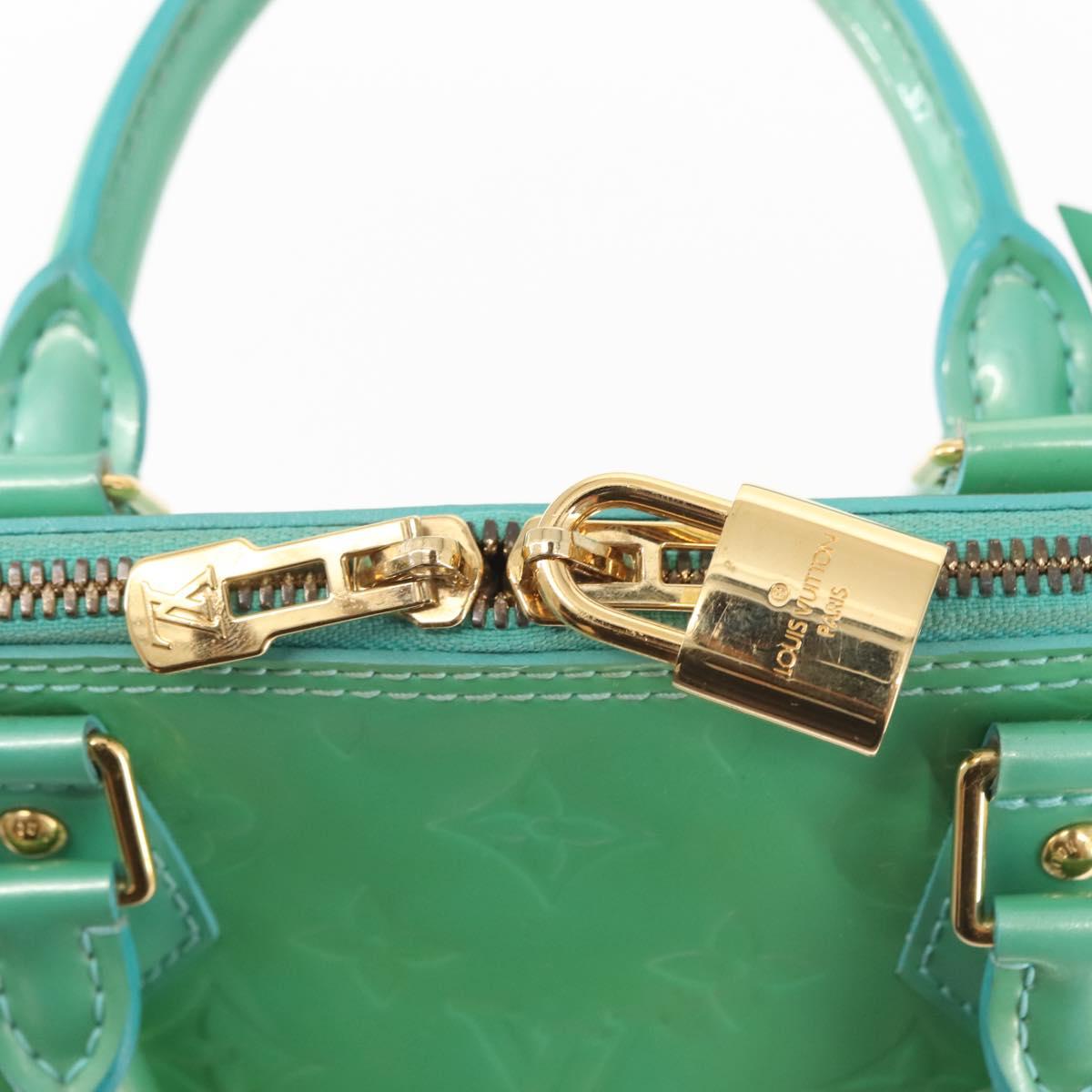 LOUIS VUITTON Monogram Vernis Alma PM Bag Tyu Luco Words M91694 LV Auth 144106