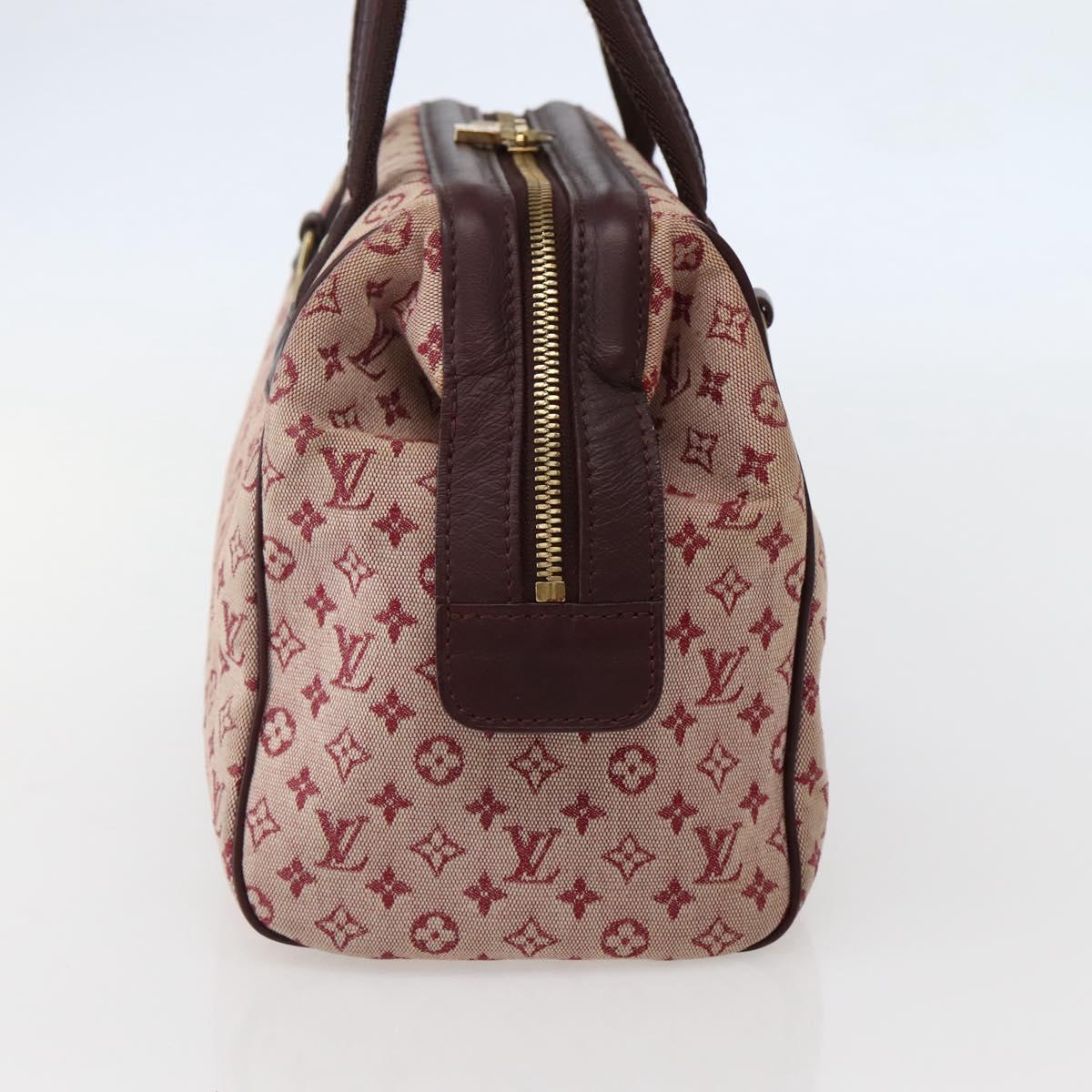 LOUIS VUITTON Monogram Mini Josephine PM Hand Bag Red M92314 LV Auth 144108