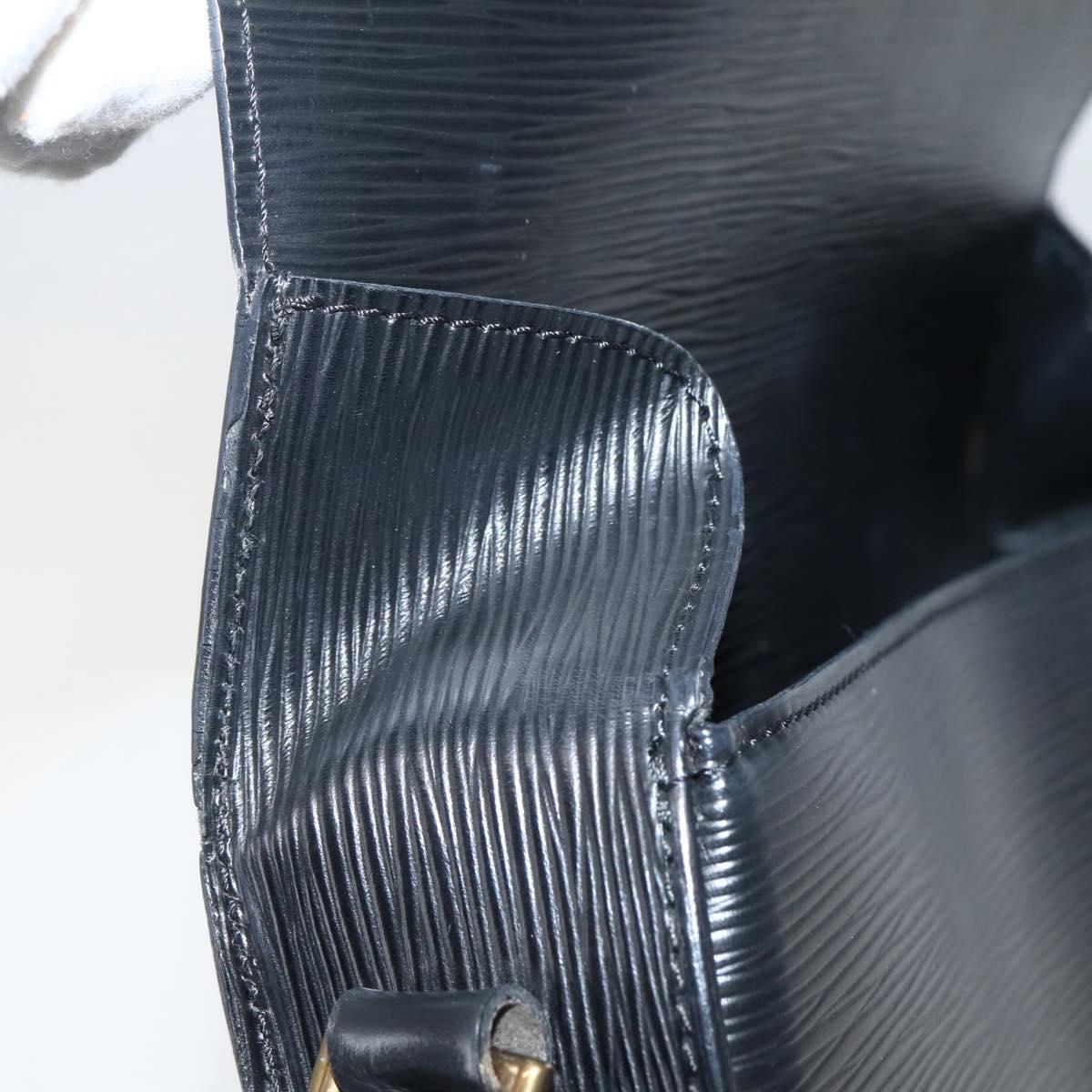 LOUIS VUITTON Epi Monogram Saint Cloud GM Bag Black Noir M52192 LV Auth 144110