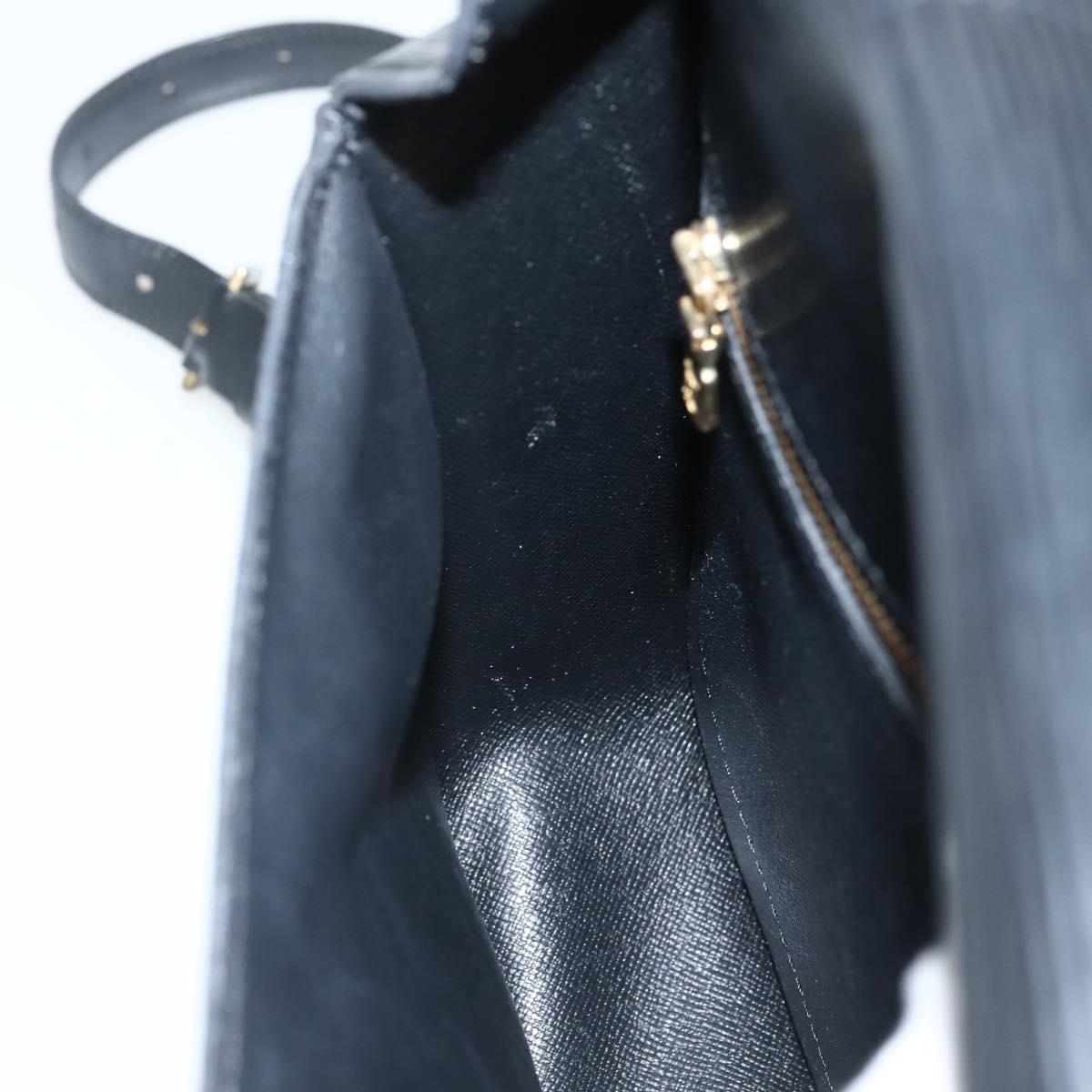 LOUIS VUITTON Epi Monogram Saint Cloud GM Bag Black Noir M52192 LV Auth 144110