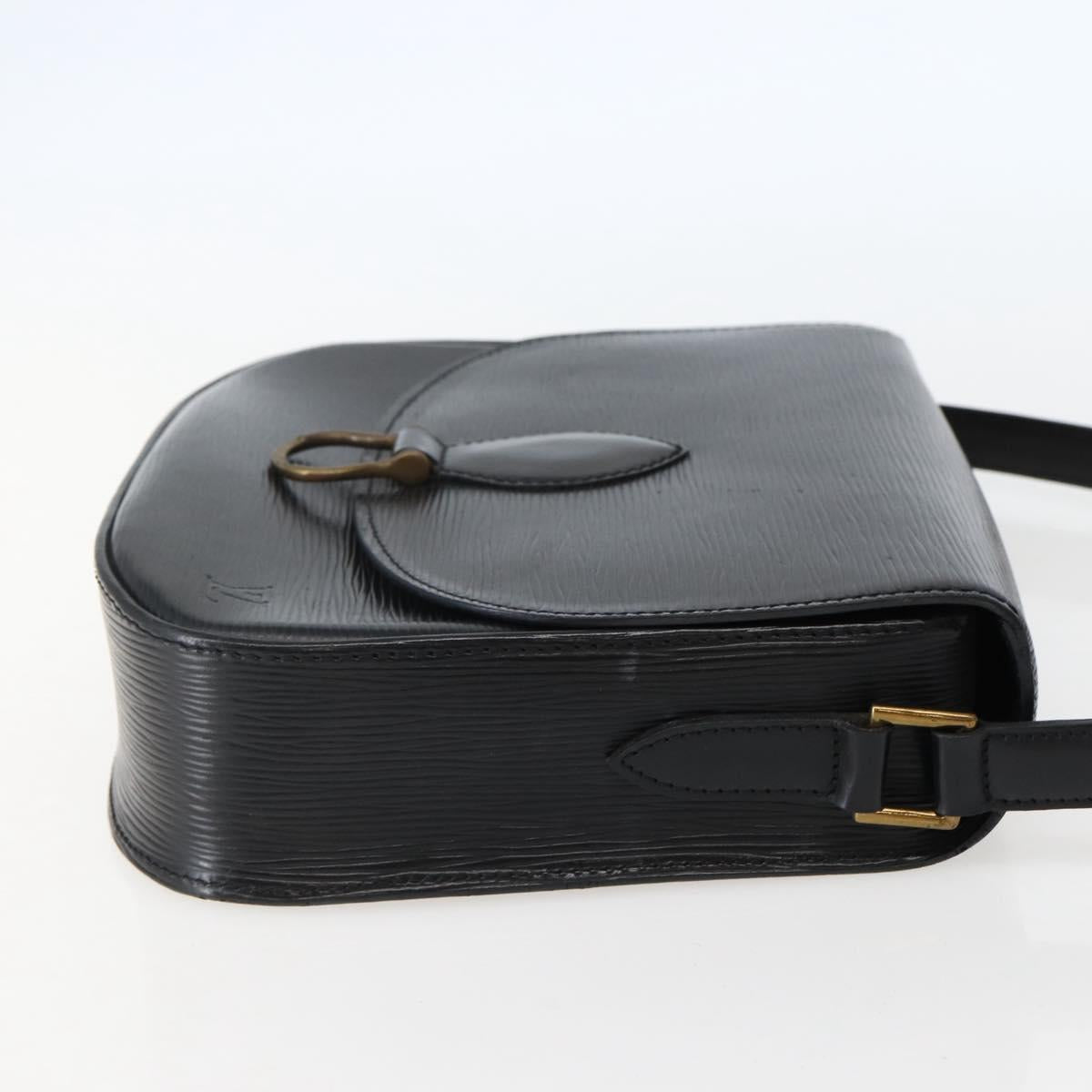 LOUIS VUITTON Epi Monogram Saint Cloud GM Bag Black Noir M52192 LV Auth 144110