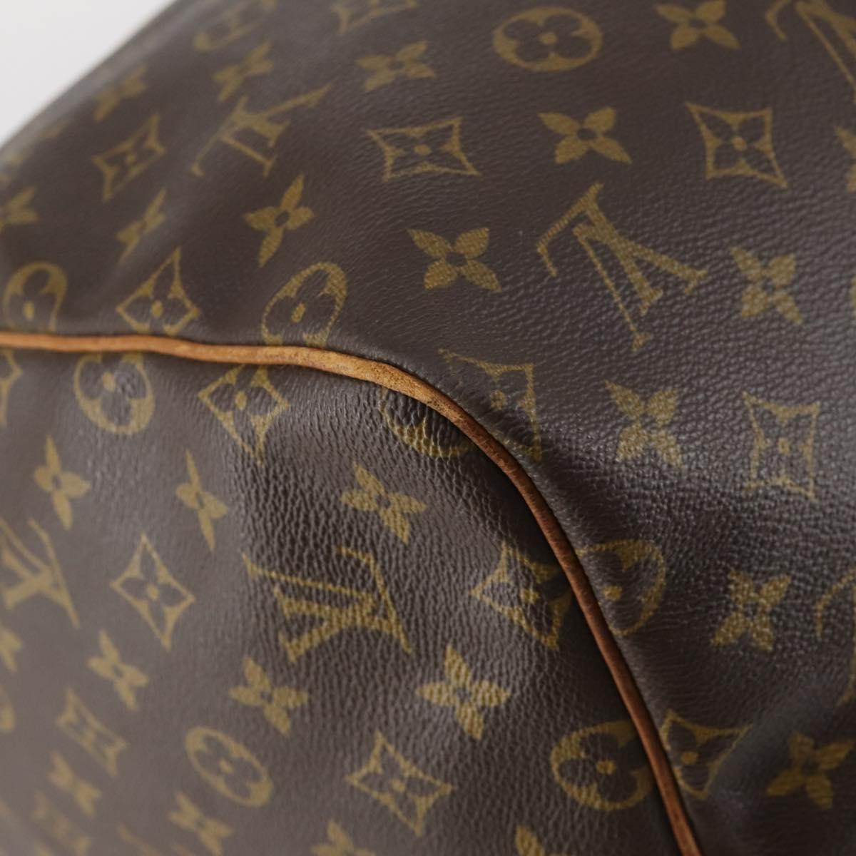 LOUIS VUITTON Monogram Keepall 55 Boston Bag M41424 LV Auth 144117