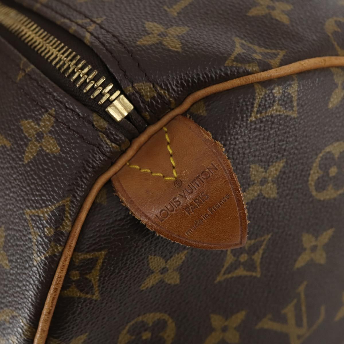 LOUIS VUITTON Monogram Keepall 55 Boston Bag M41424 LV Auth 144117