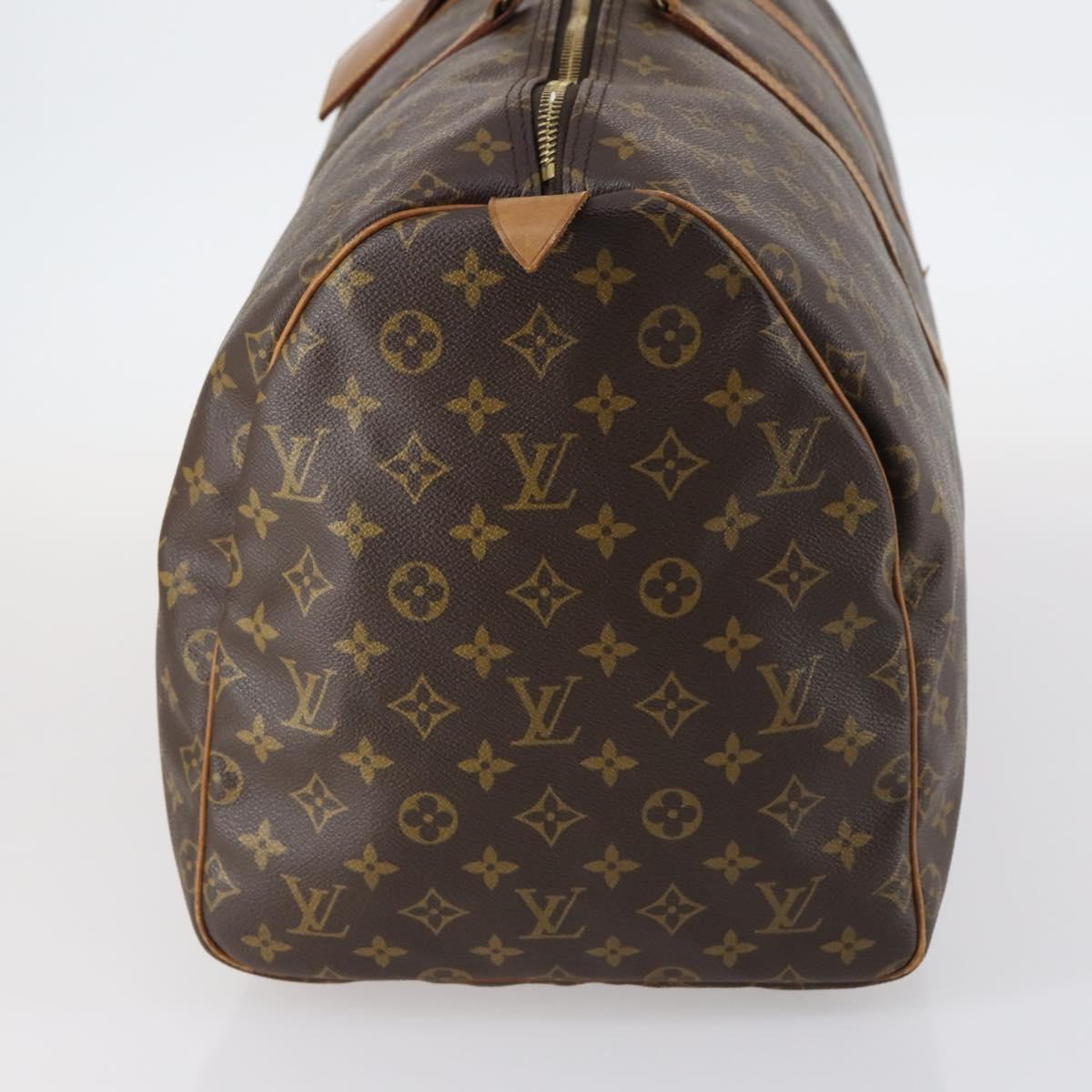 LOUIS VUITTON Monogram Keepall 55 Boston Bag M41424 LV Auth 144117
