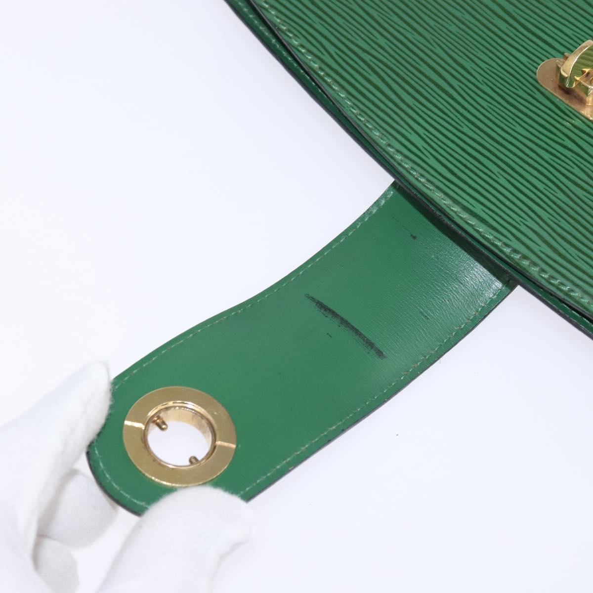 LOUIS VUITTON Epi Capuchin Shoulder Bag Green M52344 LV Auth 144120