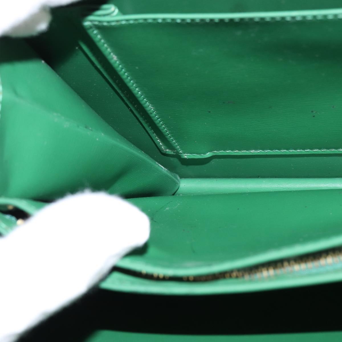 LOUIS VUITTON Epi Capuchin Shoulder Bag Green M52344 LV Auth 144120