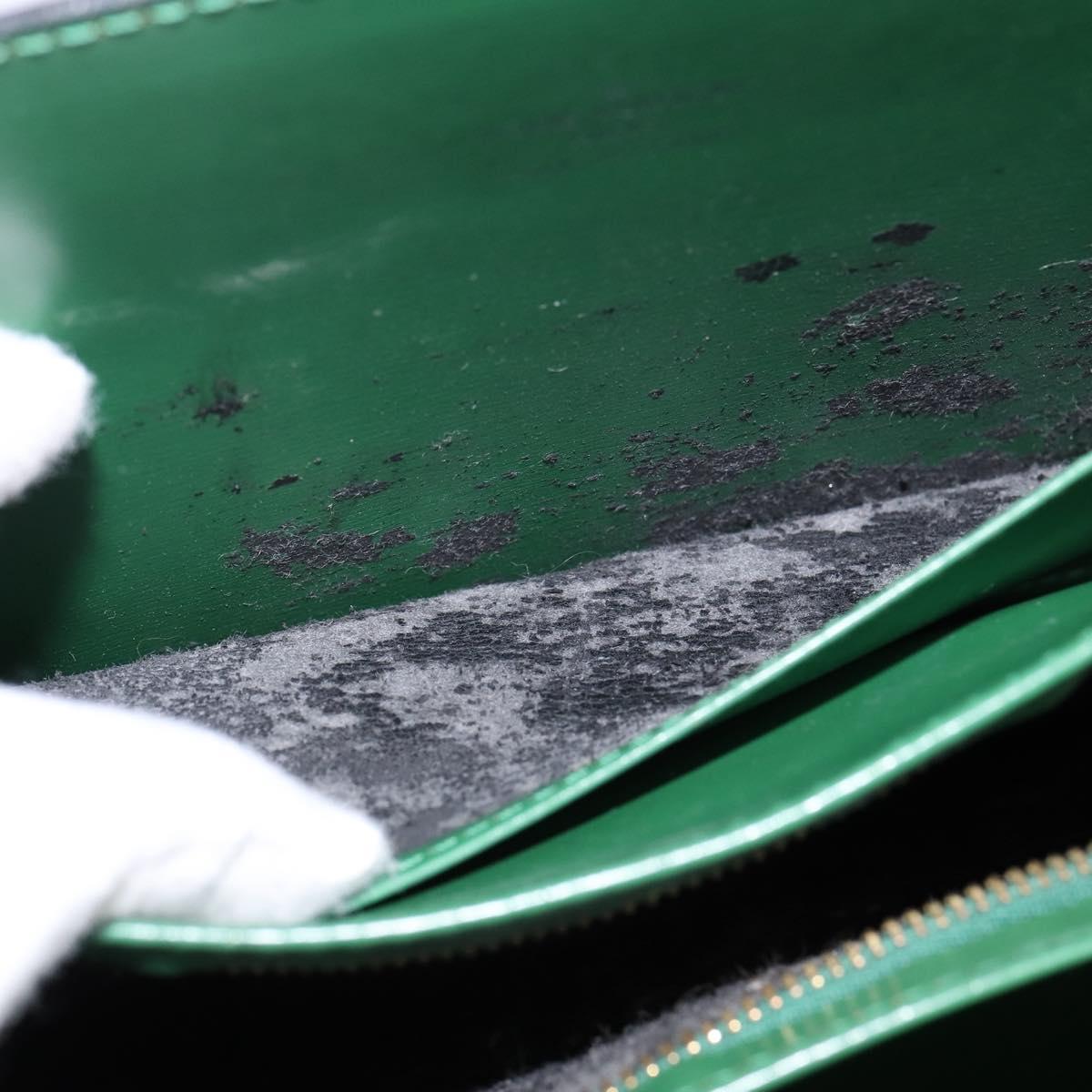 LOUIS VUITTON Epi Capuchin Shoulder Bag Green M52344 LV Auth 144120