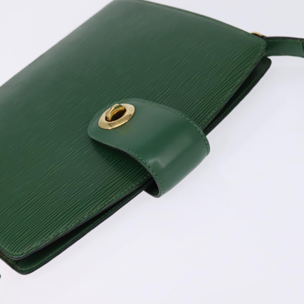 LOUIS VUITTON Epi Capuchin Shoulder Bag Green M52344 LV Auth 144120