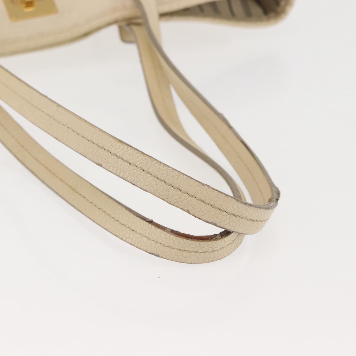 LOUIS VUITTON Monogram Empreinte Citadine PM Tote Bag Neige M40554 Auth 144145