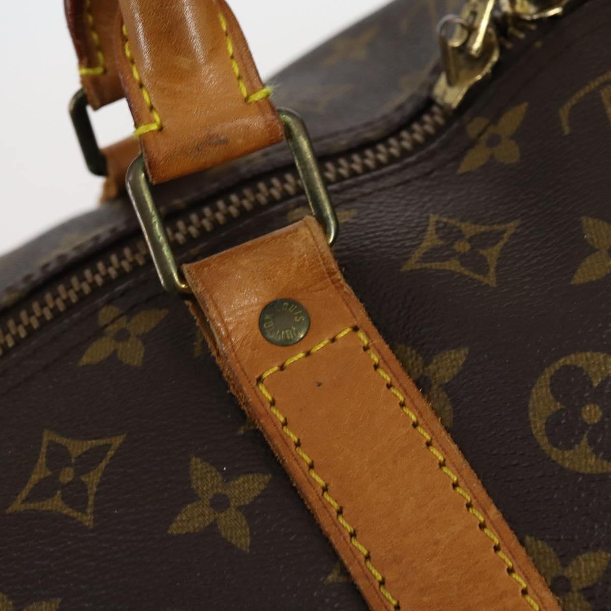 LOUIS VUITTON Monogram Keepall Bandouliere 60 Boston Bag M41412 LV Auth 144148