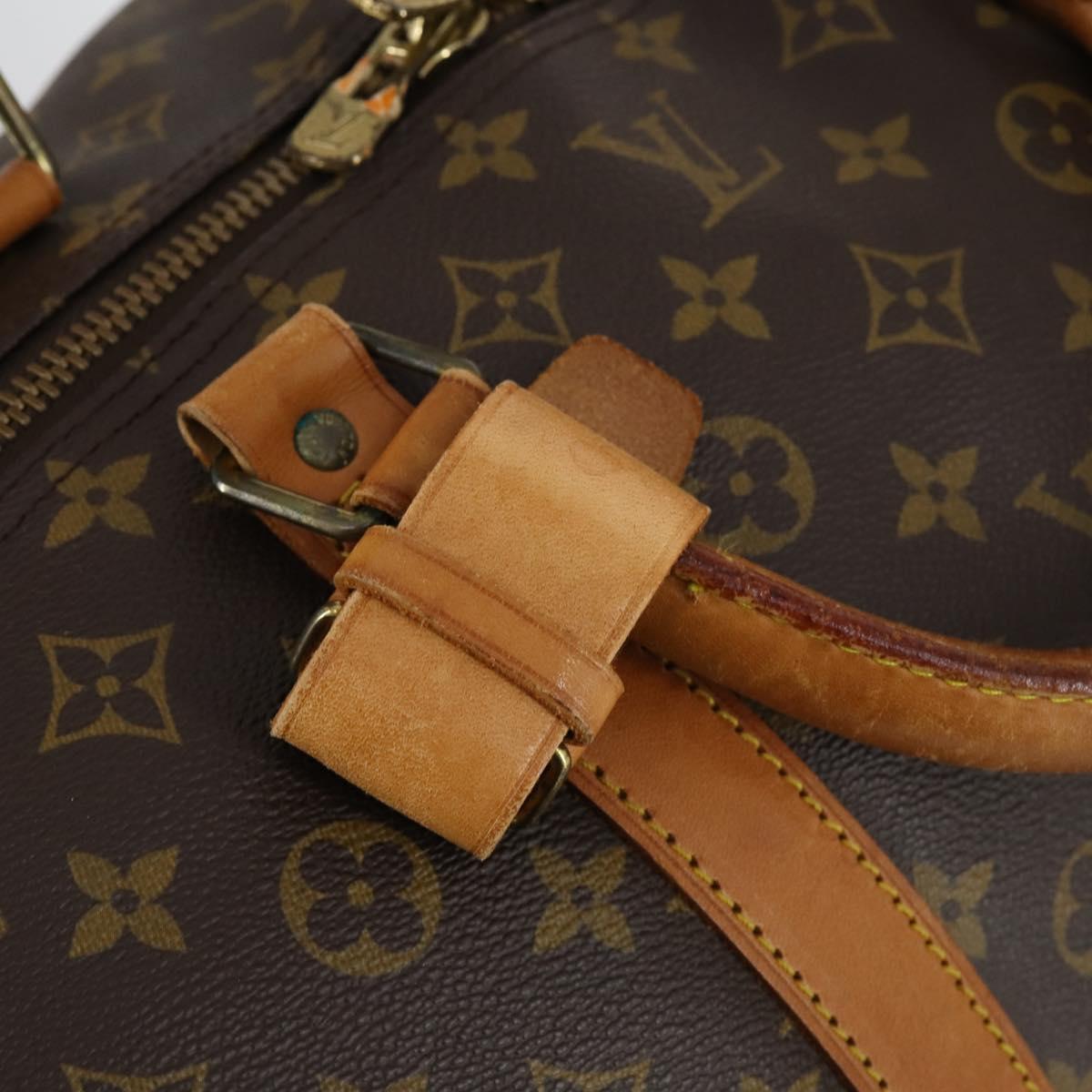 LOUIS VUITTON Monogram Keepall Bandouliere 60 Boston Bag M41412 LV Auth 144148
