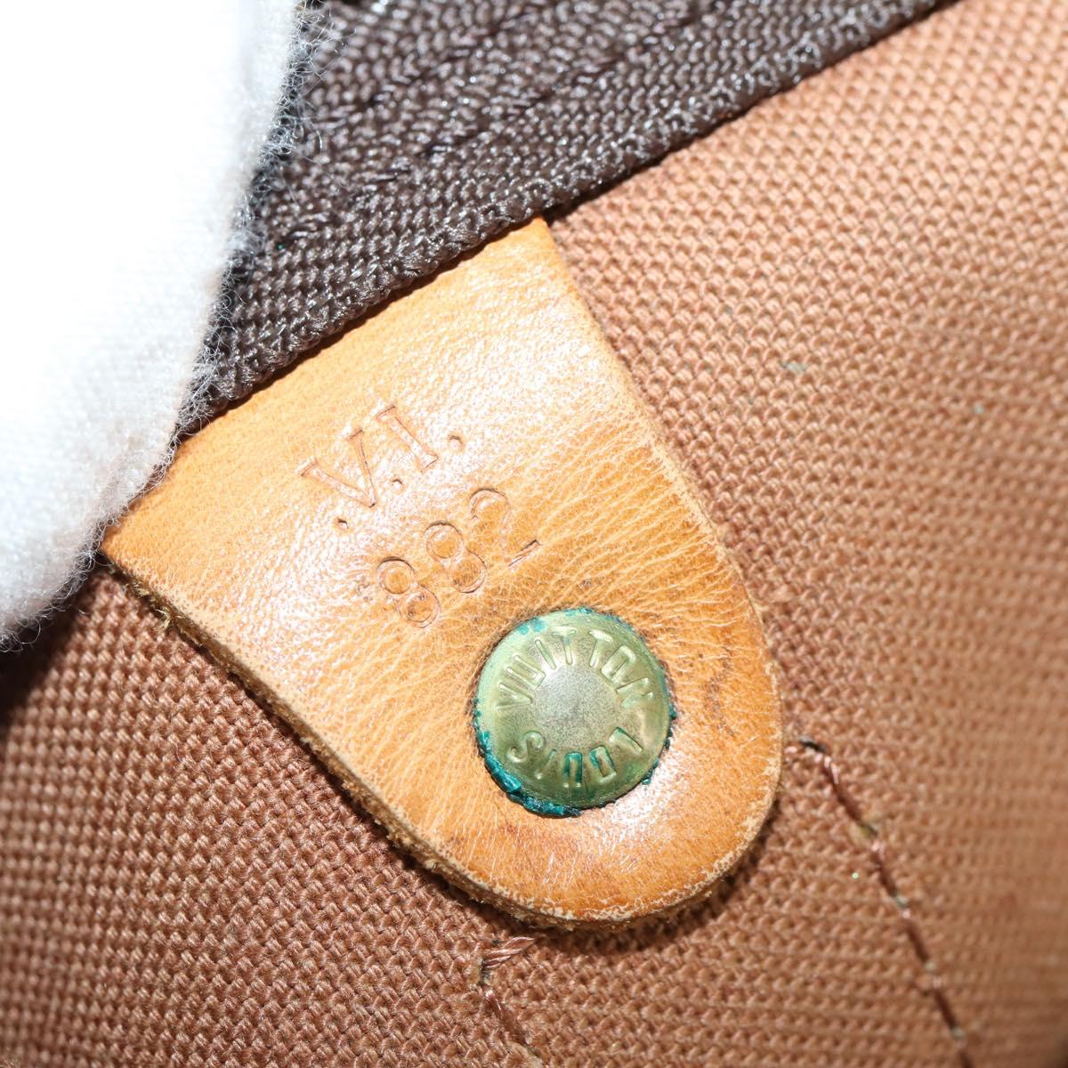 LOUIS VUITTON Monogram Keepall Bandouliere 60 Boston Bag M41412 LV Auth 144148