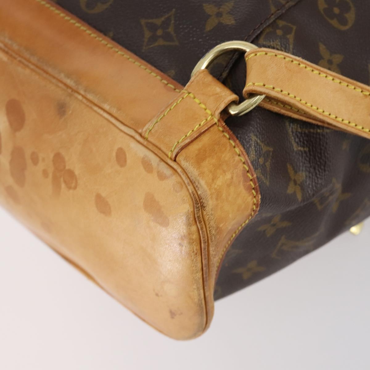 LOUIS VUITTON Monogram Montsouris GM Backpack M51135 LV Auth 144150