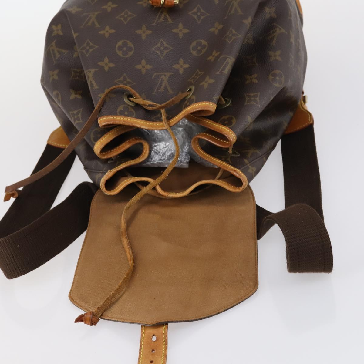 LOUIS VUITTON Monogram Montsouris GM Backpack M51135 LV Auth 144150