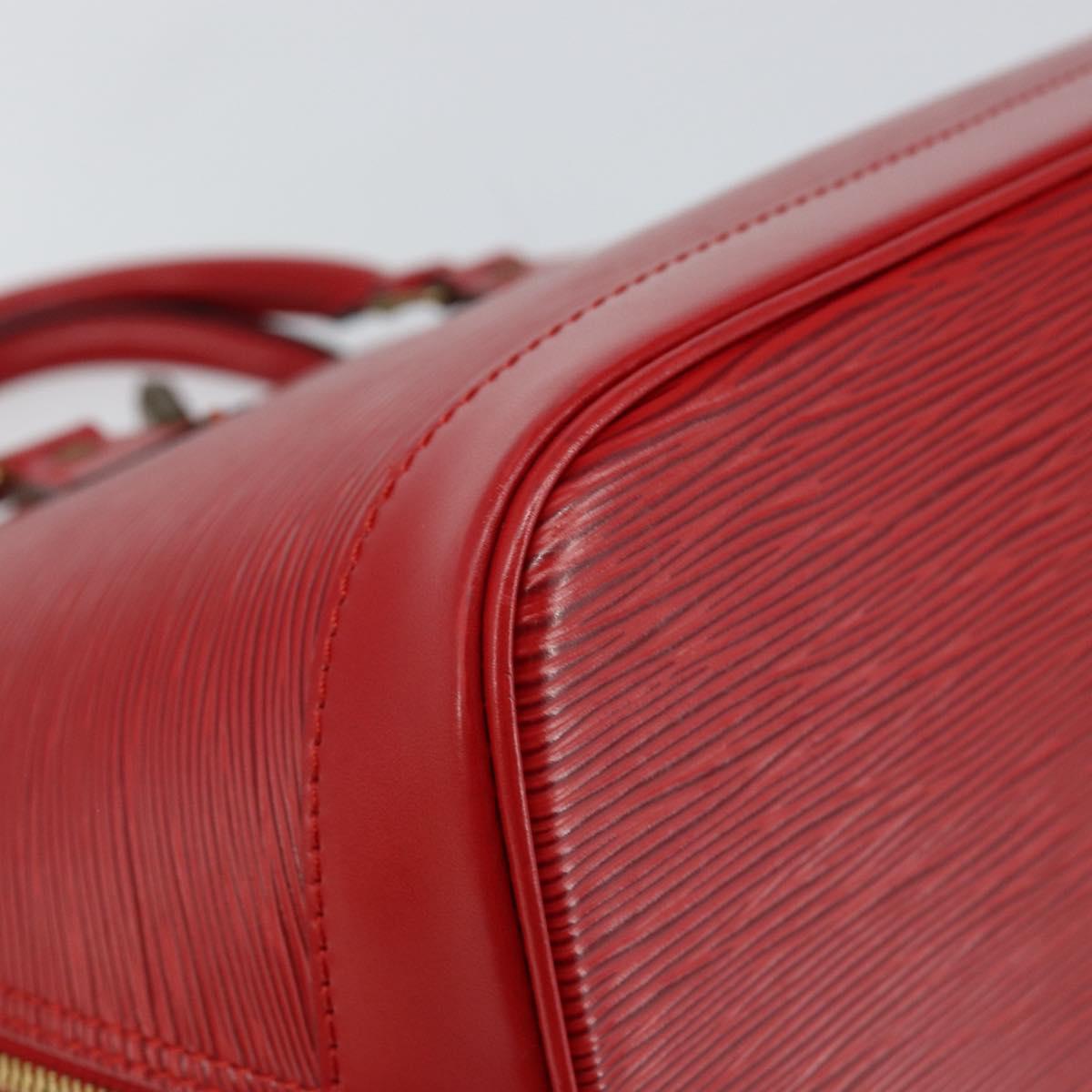 LOUIS VUITTON Epi Alma Hand Bag Castilian Red M52147 LV Auth 144152