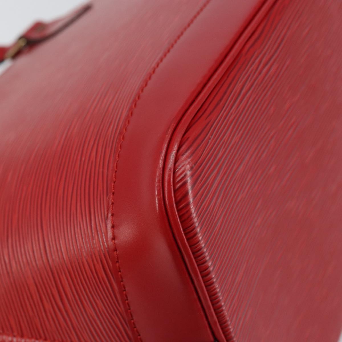 LOUIS VUITTON Epi Alma Hand Bag Castilian Red M52147 LV Auth 144152