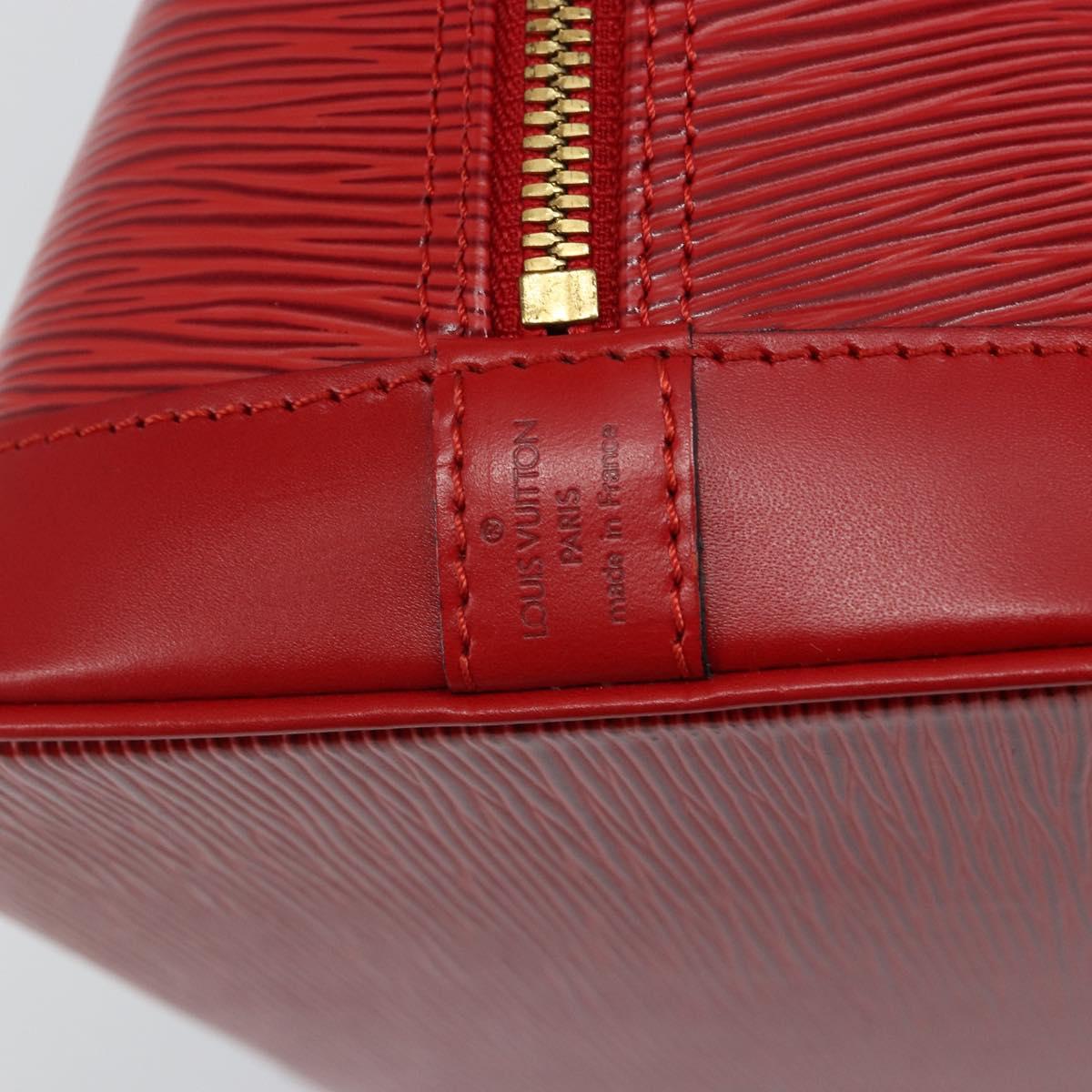 LOUIS VUITTON Epi Alma Hand Bag Castilian Red M52147 LV Auth 144152