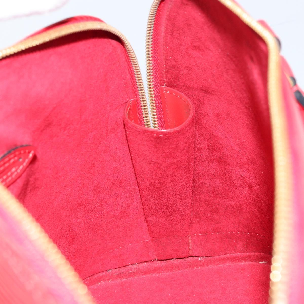 LOUIS VUITTON Epi Alma Hand Bag Castilian Red M52147 LV Auth 144152