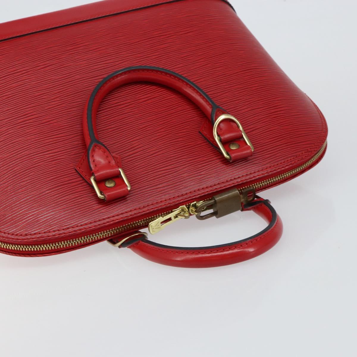 LOUIS VUITTON Epi Alma Hand Bag Castilian Red M52147 LV Auth 144152