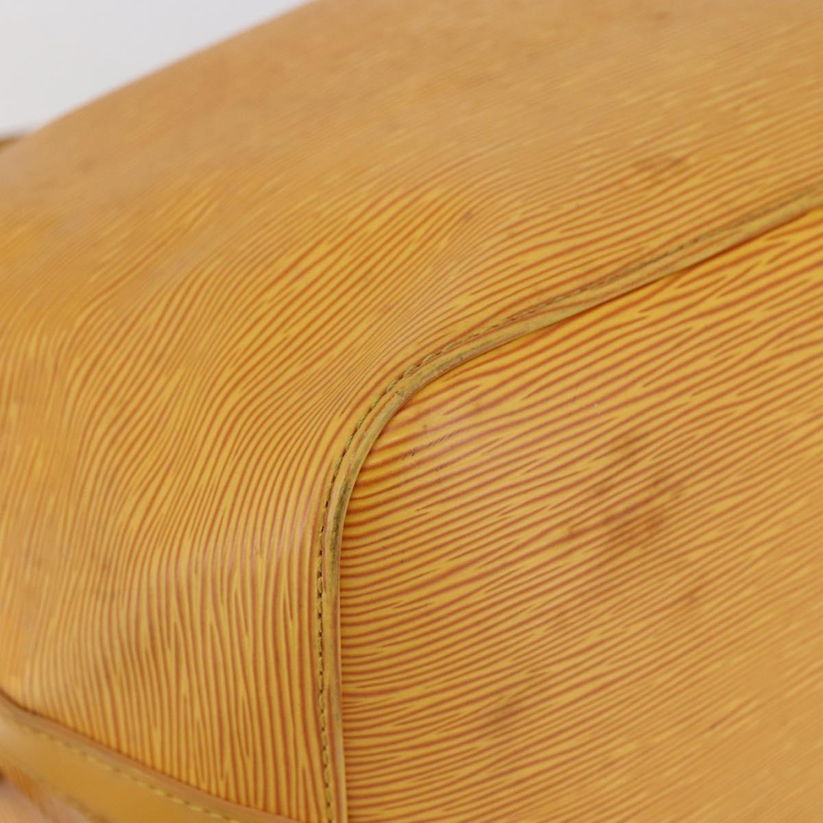 LOUIS VUITTON Epi Petit Noe Shoulder Bag Yellow M44109 LV Auth 144154